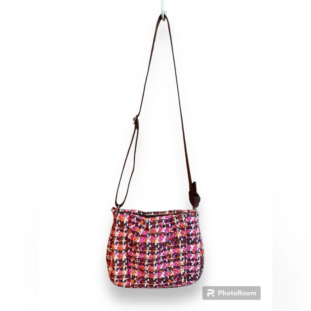 ‼️SOLD‼️NWOT Vera Bradley Hadley Crossbody, Houndstooth Tweed - Picture 3 of 8